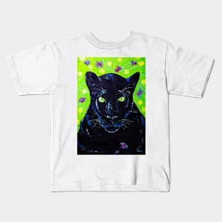 Panther in jungles Kids T-Shirt